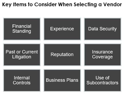 Key-items-to-consider-when-selecting-a-vendor
